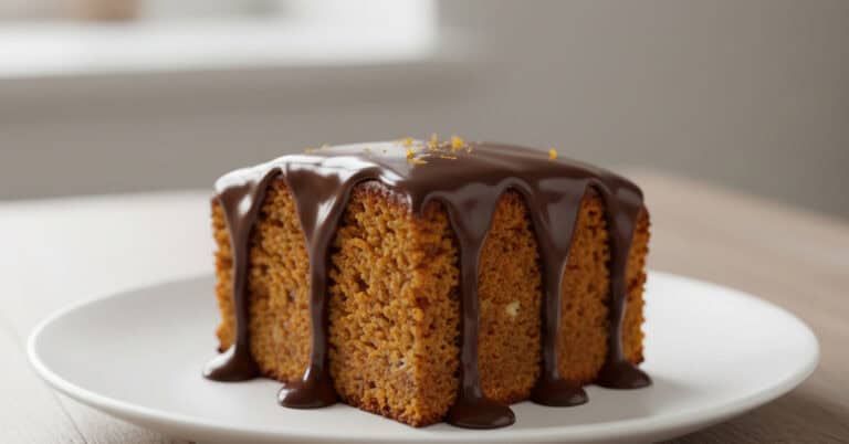 Você vai se apaixonar por este bolo de abóbora com chocolate 6 Bolo de Abóbora com Cobertura de Chocolate