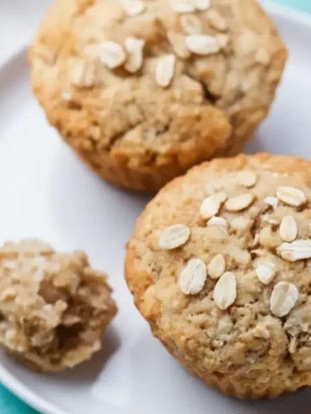 Muffins de Banana com Aveia