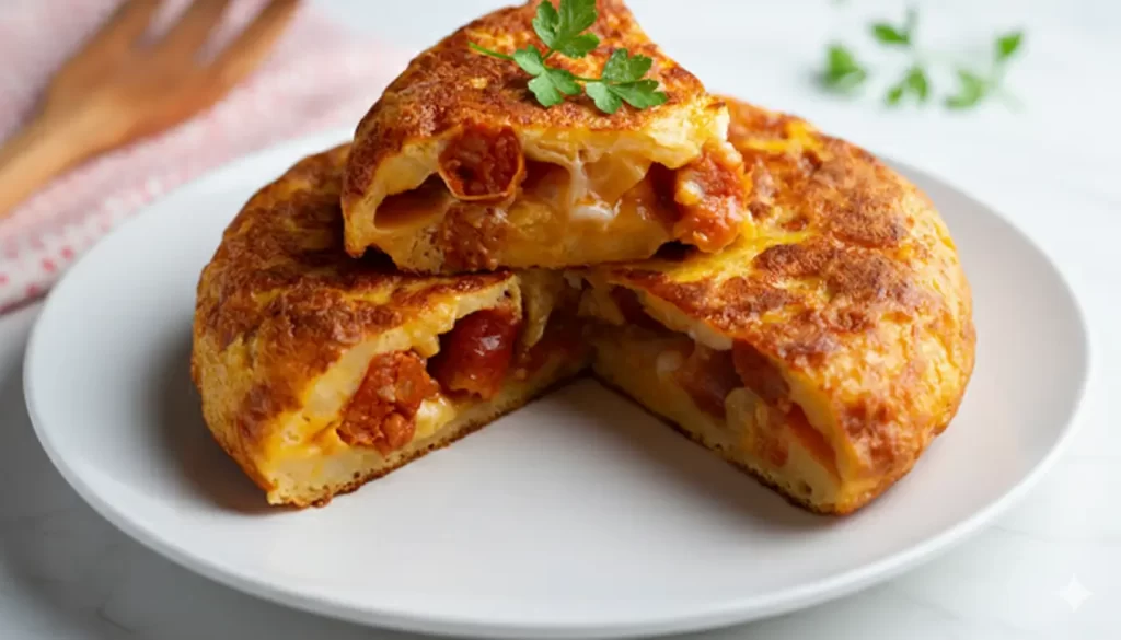 Ovos com Batata e Cebola Caramelizada