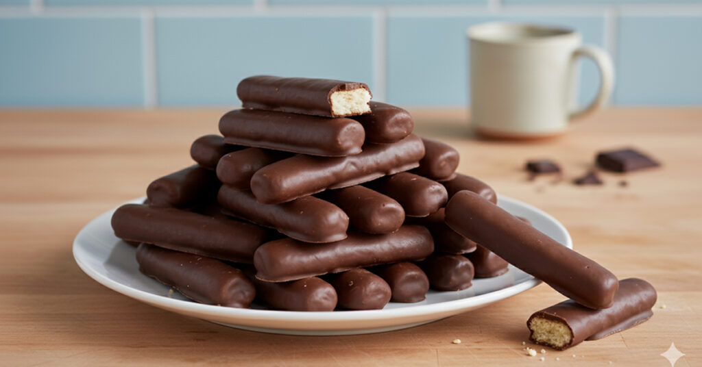 Palitinhos de chocolate de padaria