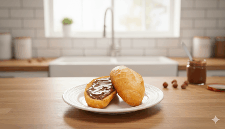 Pão na Chapa com Nutella 6 Pão na Chapa com Nutella