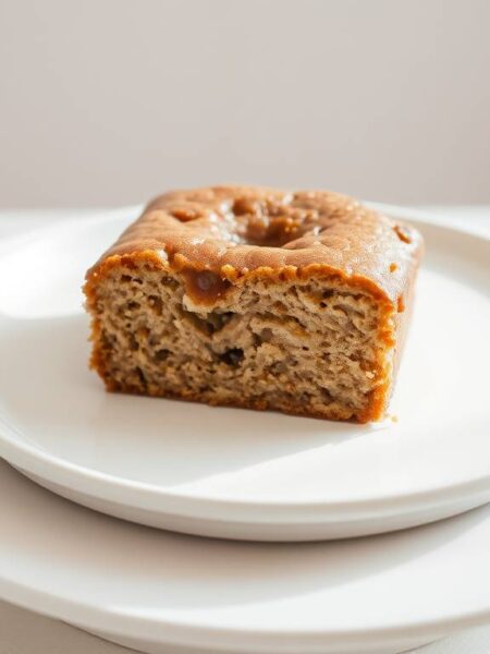 Bolo de banana com nozes