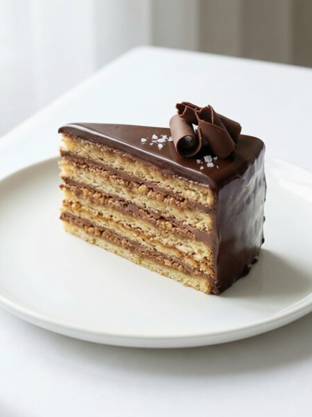 Crunch Cake com Ganache Cremosa