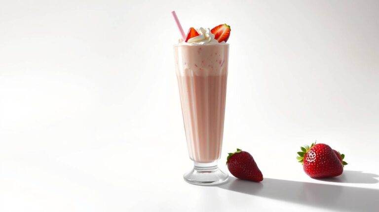 Milkshake de Morango Cremoso e Refrescante 1 Milkshake de Morango