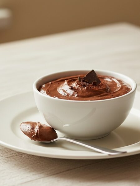 Mousse Proteico de Chocolate