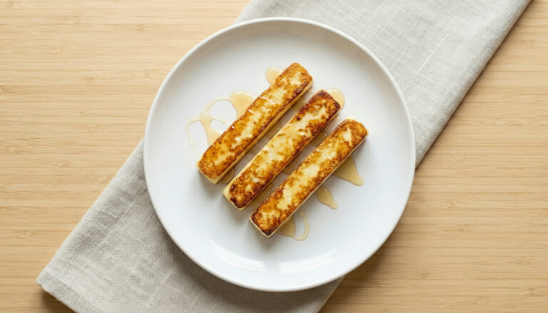 Palitos de queijo coalho com mel