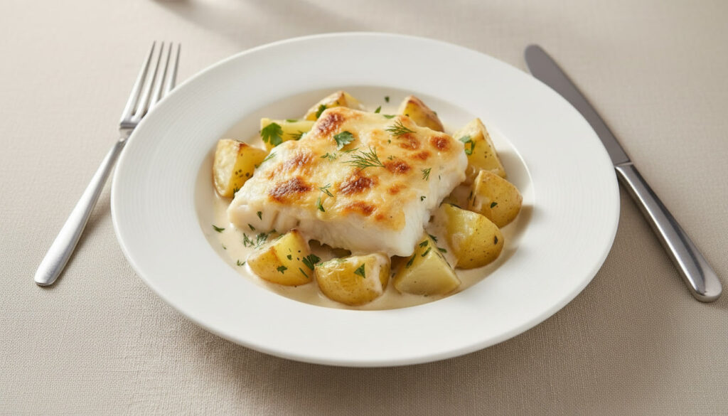 Bacalhau com natas