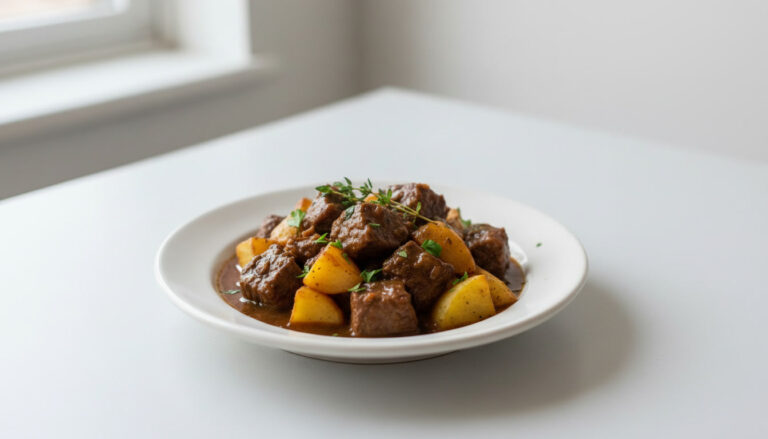 Carne de panela com batatas para o ano novo 5 Carne de panela