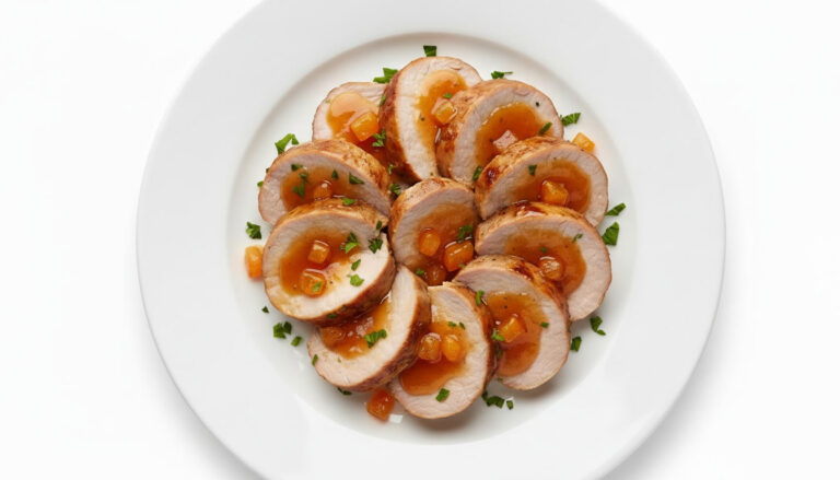Filé-mignon suíno com molho de damasco super suculento 8 Filé-mignon suíno com molho de damasco