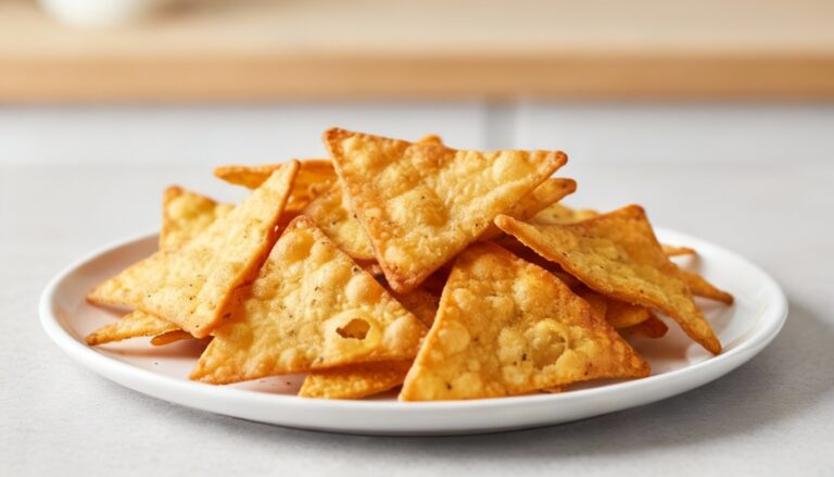 Nachos com massa de pastel crocantes e saborosos 3 Nachos com massa de pastel