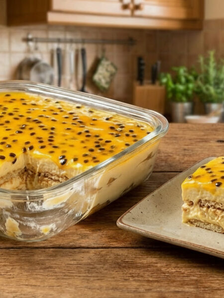 Pavê de maracujá cremoso