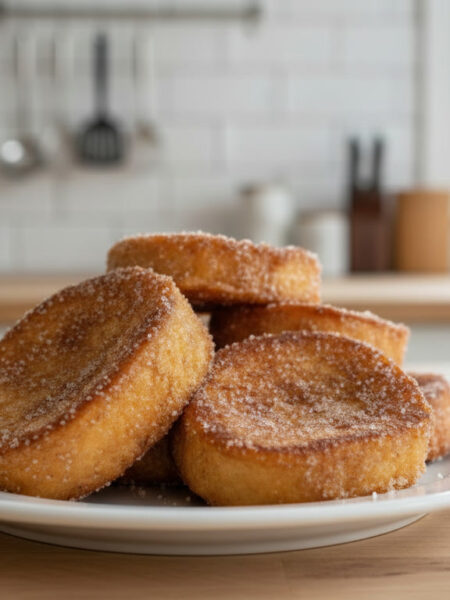 Rabanada rápida na airfryer