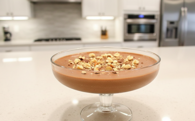 Mousse de chocolate com avelã cremosa 7 Mousse de Chocolate com Avelã