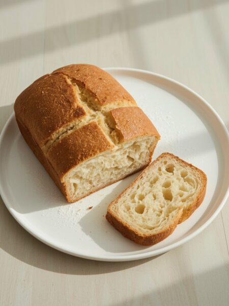 Pão Caseiro Simples Sem Ovos