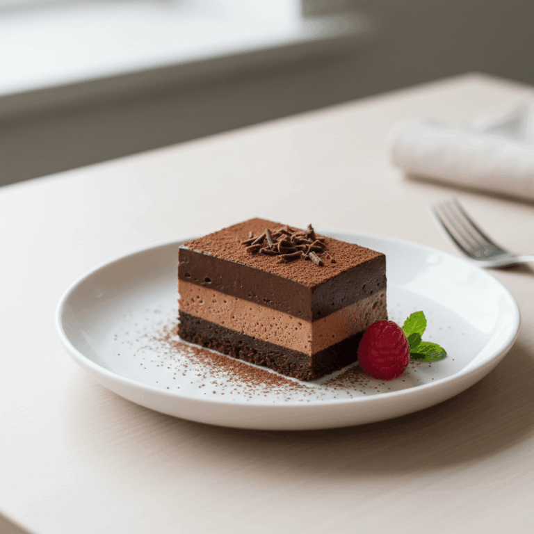 Pavê Fit de Chocolate com Iogurte 8 Pavê Fit de Chocolate com Iogurte