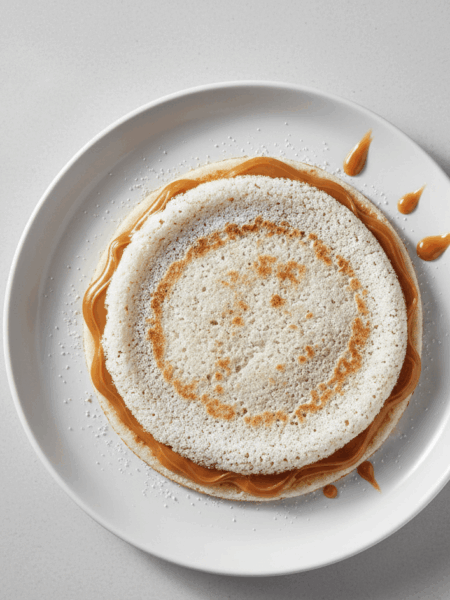 Tapioca de doce de leite