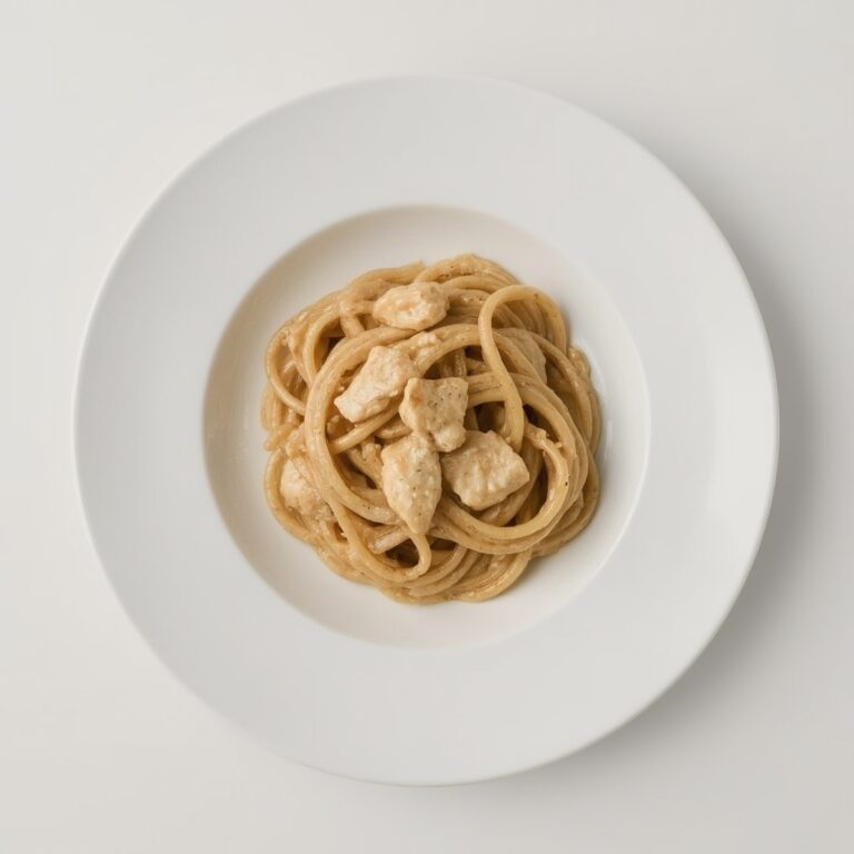 Macarrão cremoso com frango 10 macarrão cremoso com frango