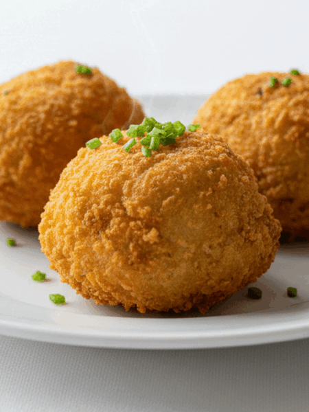 Bolinho de mandioca recheado
