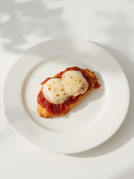 Filé à parmegiana na air fryer