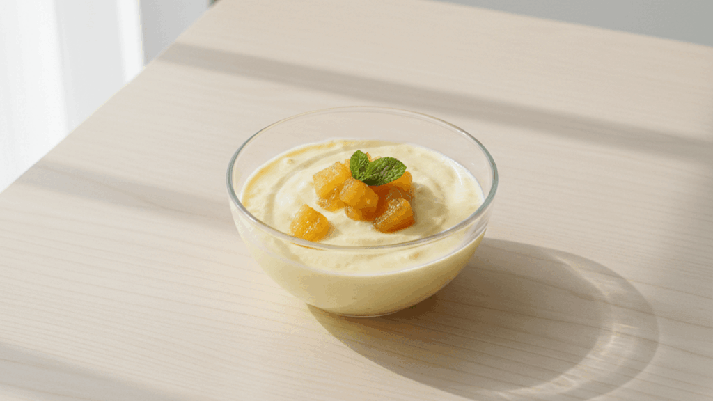Gelado de abacaxi