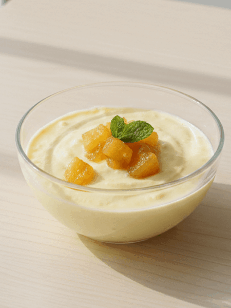 Gelado de abacaxi