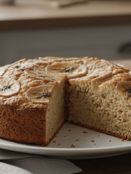 bolo de banana com 3 ingredientes