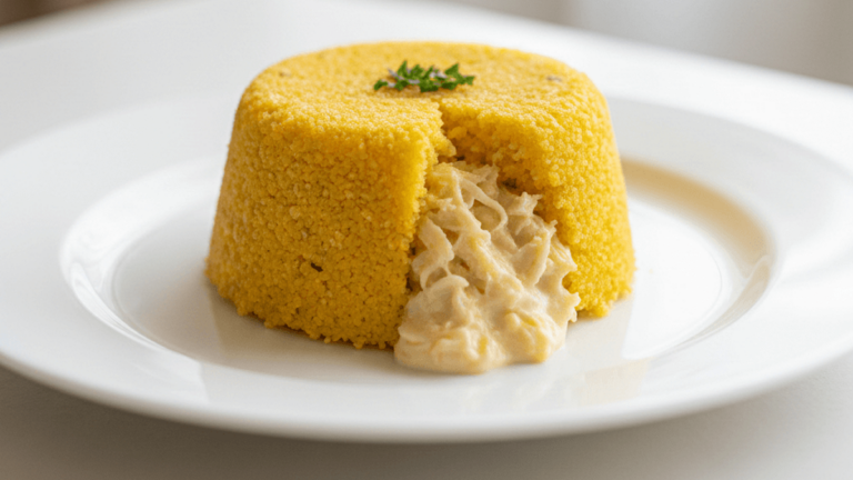 Cuscuz recheado cremoso: segredo para deixar ainda mais gostoso 7 cuscuz recheado cremoso