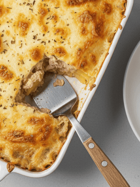 gratinado de atum