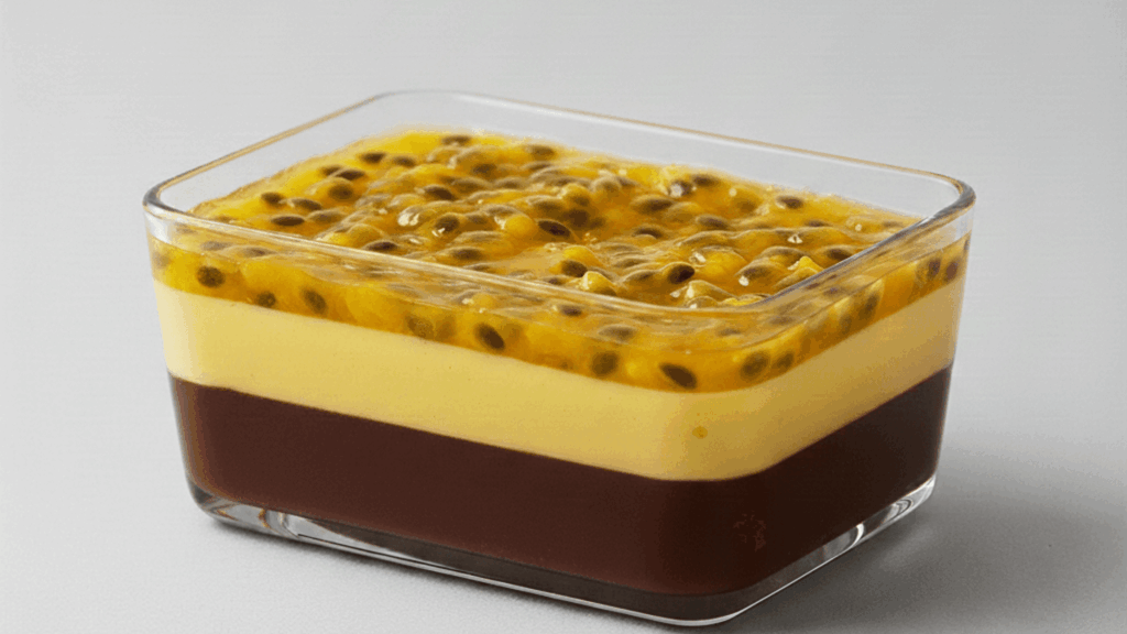 mousse de maracuja trufado