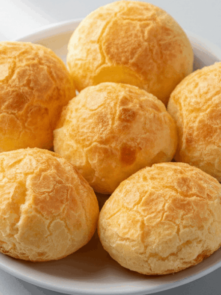 pão de queijo com 3 ingredientes