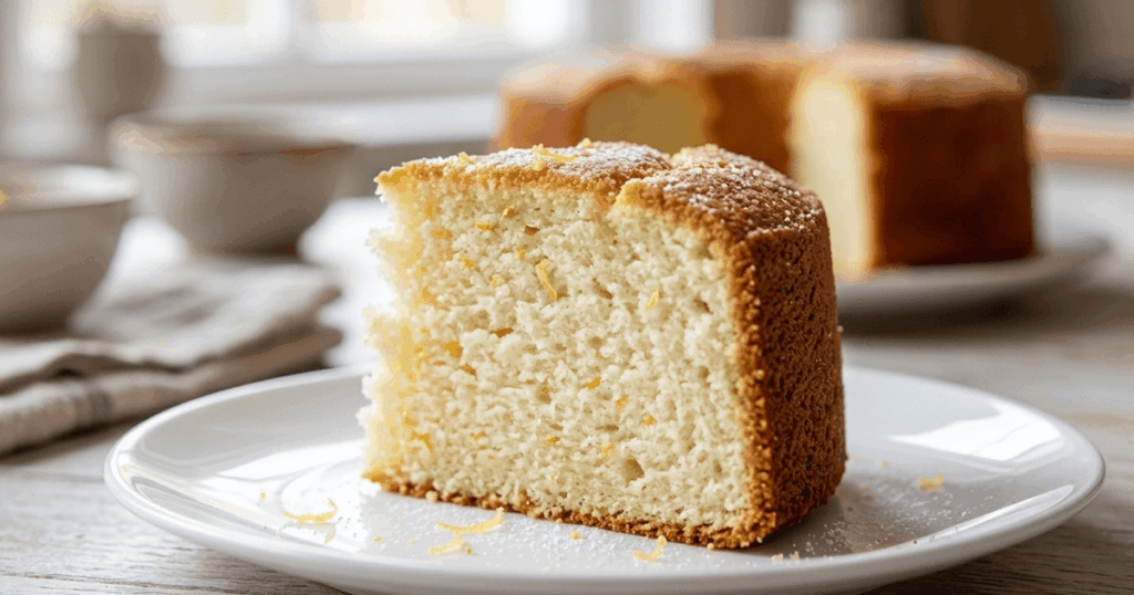 Bolo de arroz cru fofinho