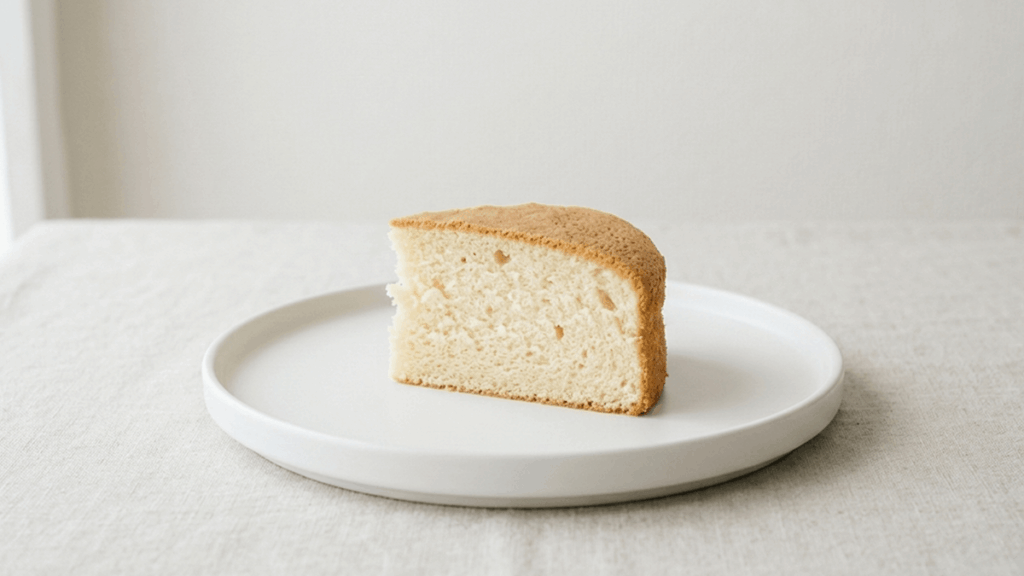 Bolo de baunilha