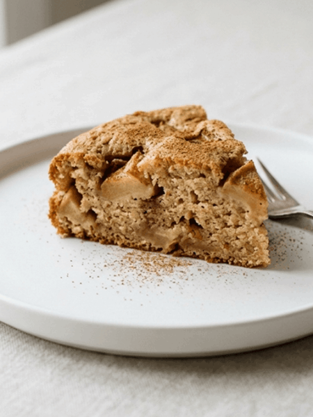 Bolo de maçã com canela