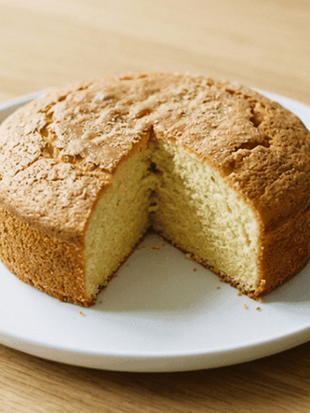 Bolo simples para o café da tarde