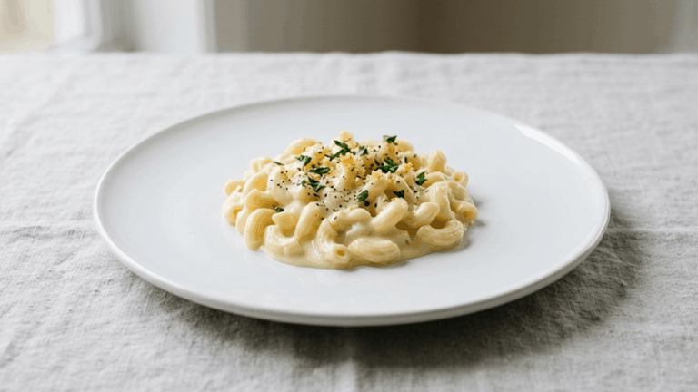 Macarrão com queijo cremoso perfeito para seu almoço 9 Macarrão com queijo cremoso