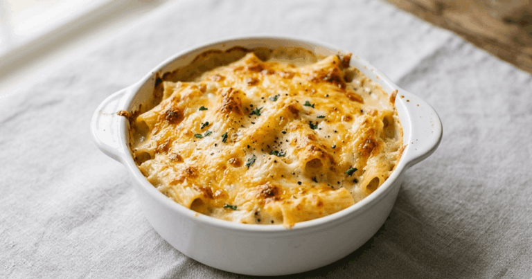 Macarrão de forno com poucos ingredientes 11 Macarrão de forno