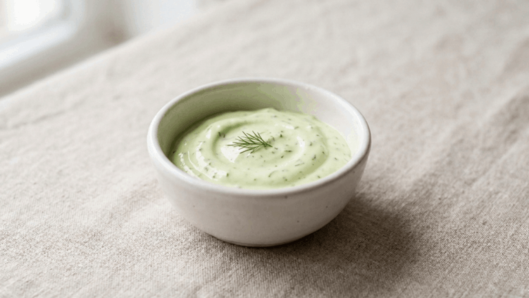 Essa maionese verde sem ovo é bem fácil de preparar 10 Maionese verde sem ovo