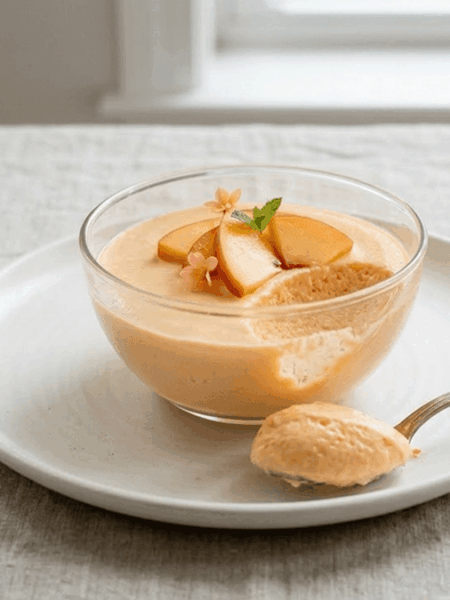 Mousse de pêssego