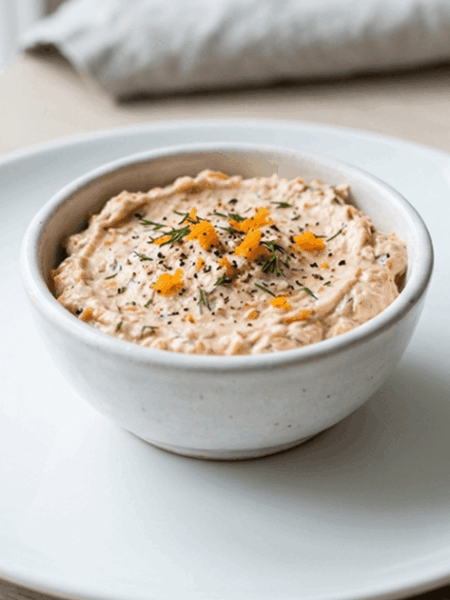 Patê de atum com cenoura