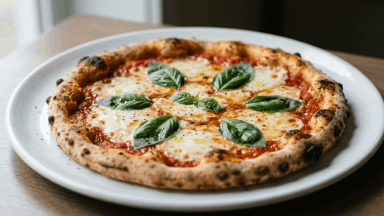 Aprenda a fazer pizza marguerita caseira 1 Pizza marguerita caseira