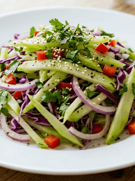 Salada de chuchu fácil