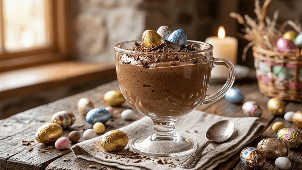 Sobremesa de Chocolate Caseira de Páscoa