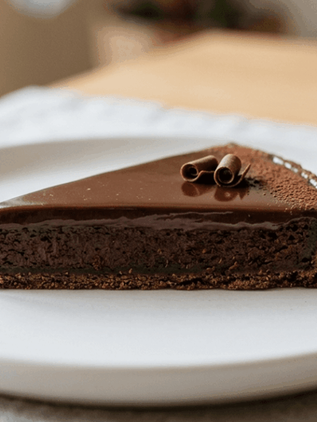 Torta de café com chocolate