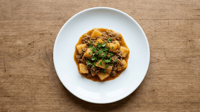 A melhor carne moída com batatas que você já provou: o segredo do molho encorpado 12 carne moída com batatas