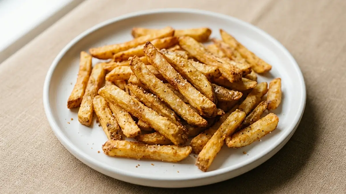 Batata frita na airfryer fica bom mesmo