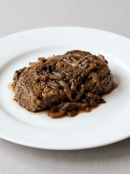 Bife Acebolado na Panela de Pressão