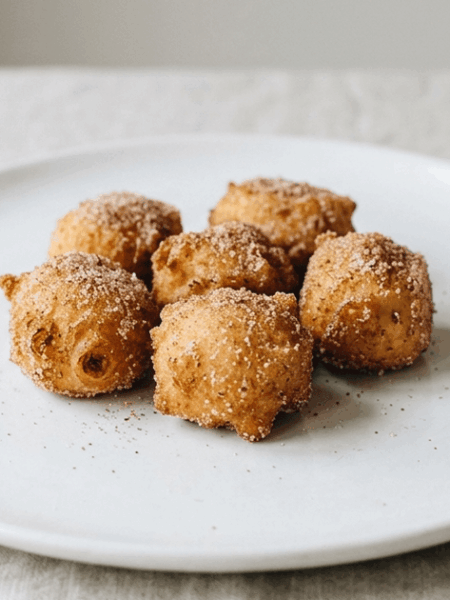 Bolinho de chuva com banana