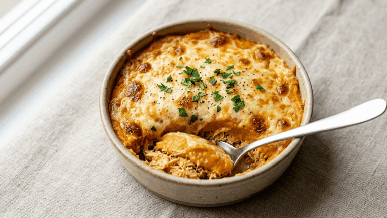 Escondidinho de frango com batata doce