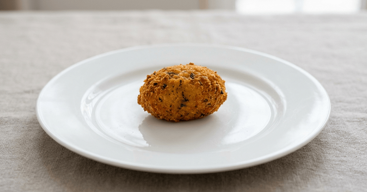 Falso bolinho de bacalhau