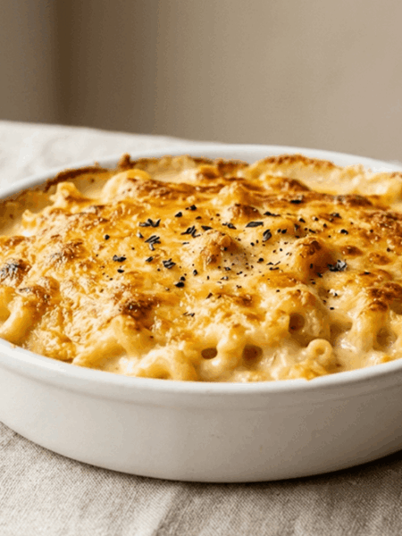 Macarrão gratinado